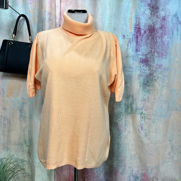 VTG📌Taifun Twinset Turtleneck Short Sleeves Pullover and Long Sleeves Cardigan - Picture 3 of 13